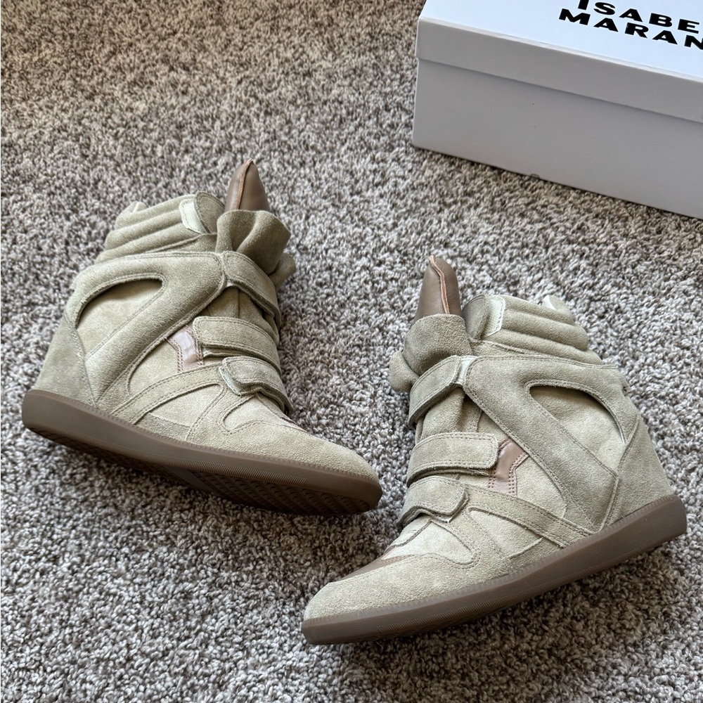 Authentic Isabel Marant Khaki Bekett Sneakers EU39,40